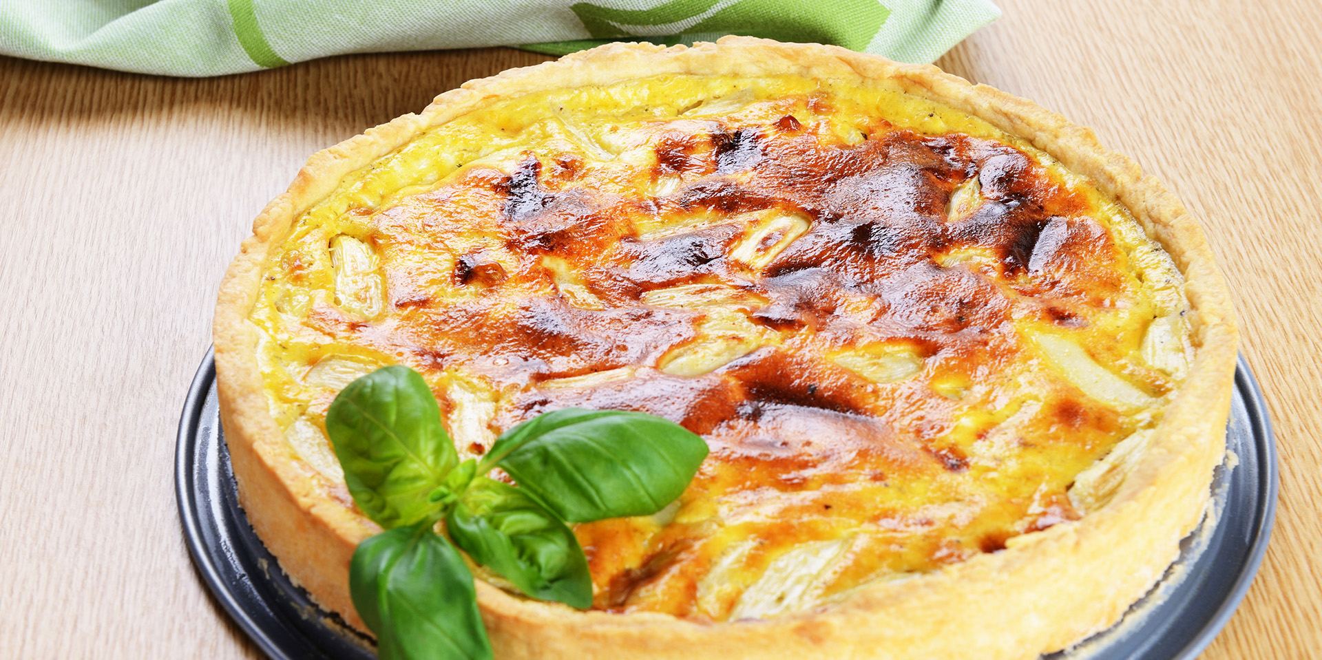 torta salata prosciutto cotto e formaggio